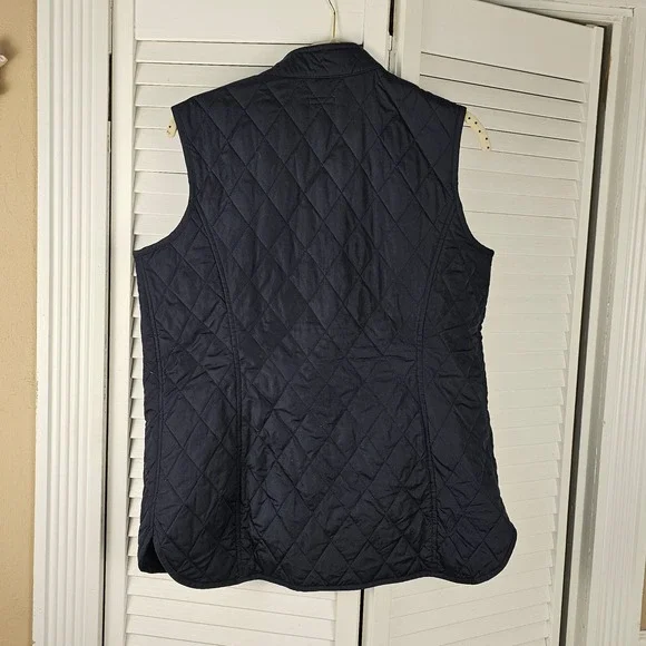J McLaughlin Womens Navy Quilted Vest Large - Picture 2 of 4